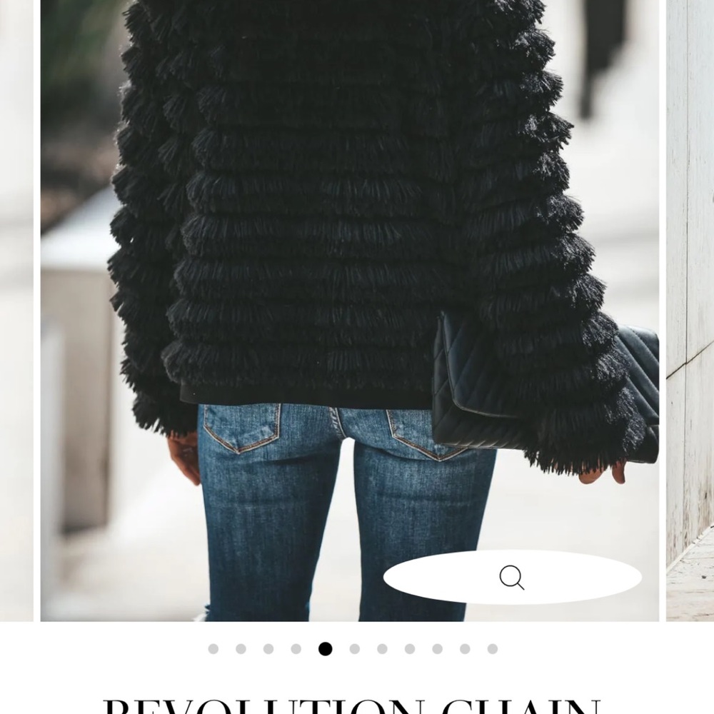Vici shag jacket